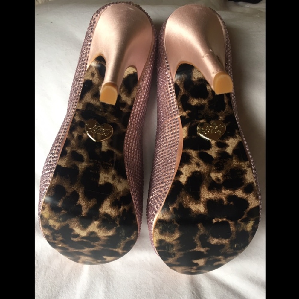 Betsey Johnson GLITZEEE Rhinestone Pumps - Picture 5 of 8